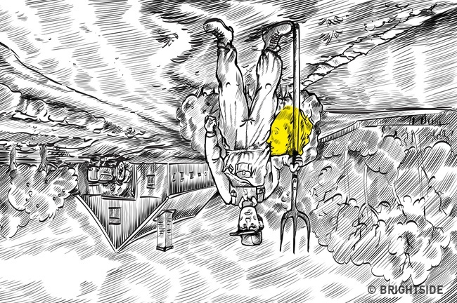 Đáp án 'câu đố tìm vợ người nông dân trong bức tranh'